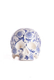 Skull Blue Flower