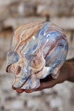 Skull Pink Marbled
