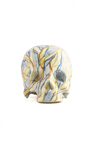 Skull Yellow Marbled